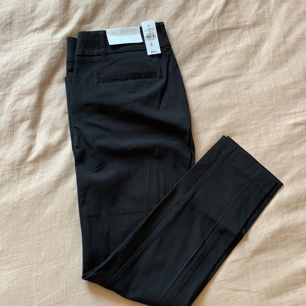 NWT LOFT Modern Skinny Ankle Pants